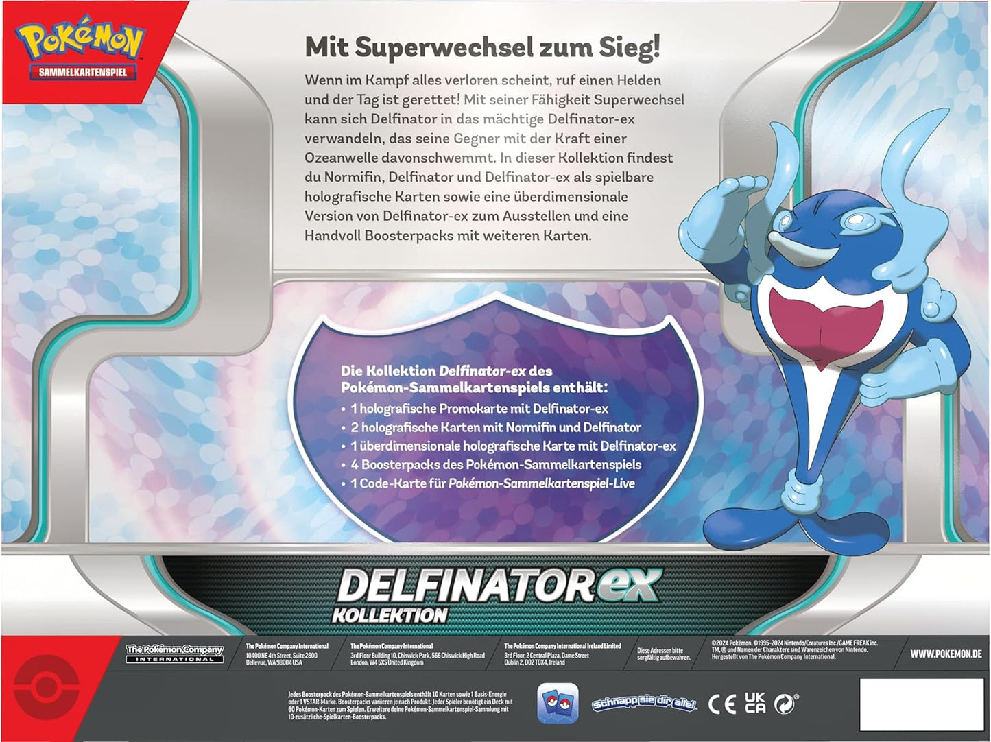 Pokémon Sammelkartenspiel - Delfinator-ex Kollektion (Deutsch)