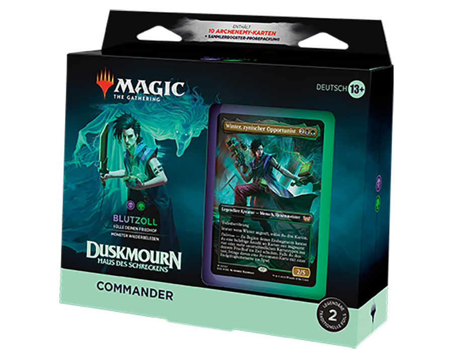 Magic: The Gathering - Duskmourn: Haus des Schreckens Commander Deck "Blutzoll" (Deutsch)