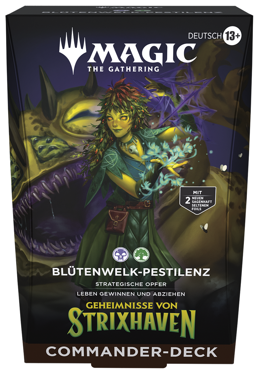 Magic: The Gathering - Geheimnisse von Strixhaven Commander: Blütenwelk-Pestilenz (Deutsch)