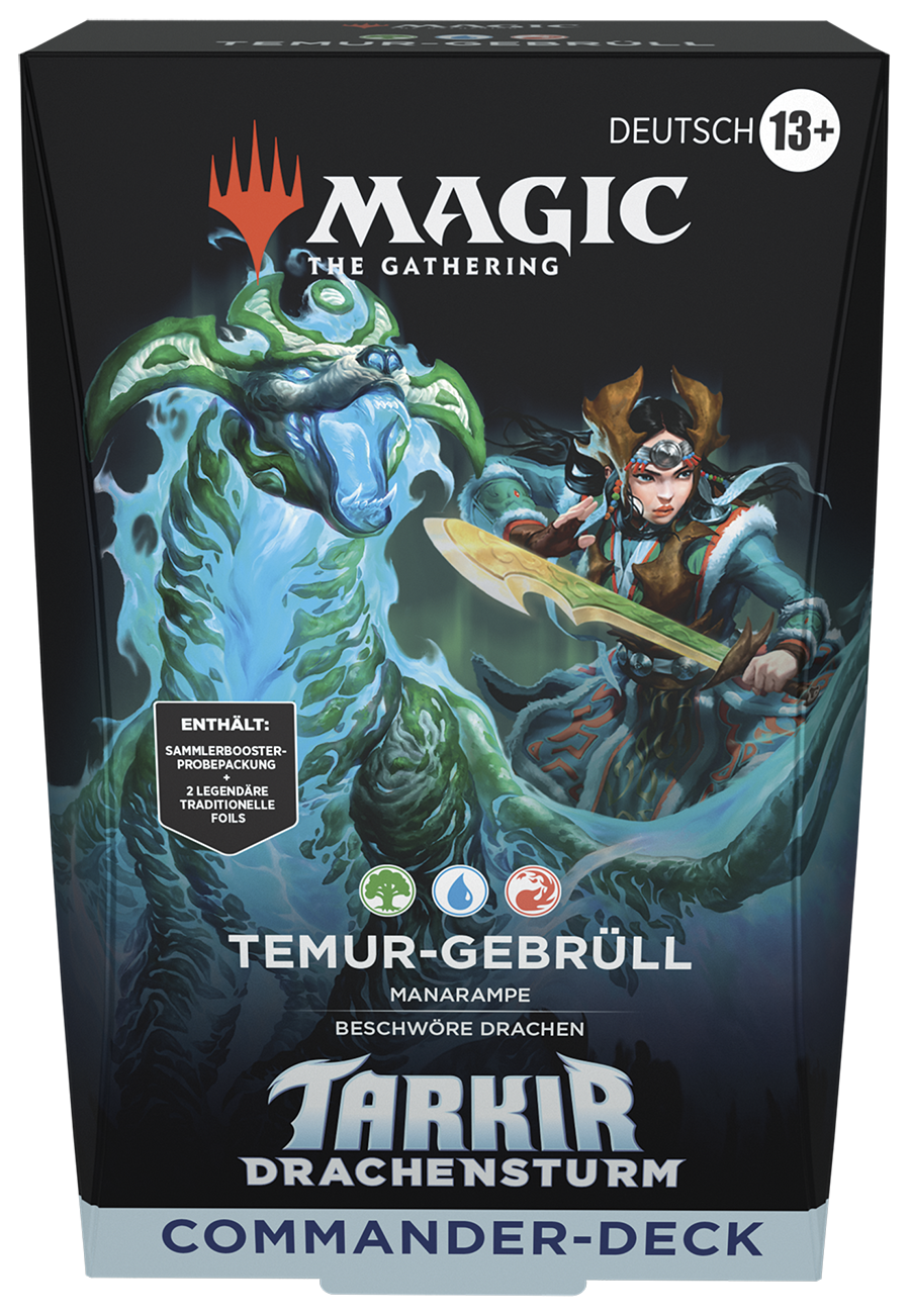 Magic: The Gathering - Tarkir: Drachensturm Commander Deck "Temur-Gebrüll" (Deutsch)