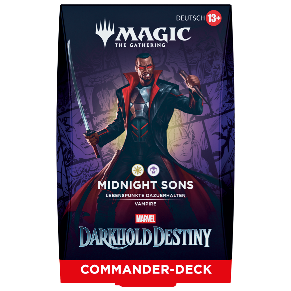 Magic: The Gathering - Marvel Darkhold Destiny Commander Deck "Midnight Sons" (Deutsch)