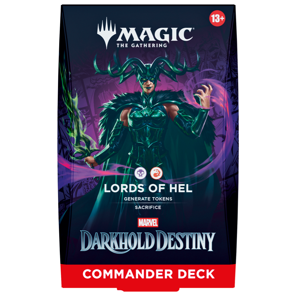 Magic: The Gathering - Marvel Darkhold Destiny Commander Deck "Lords of Hel" (Englisch)