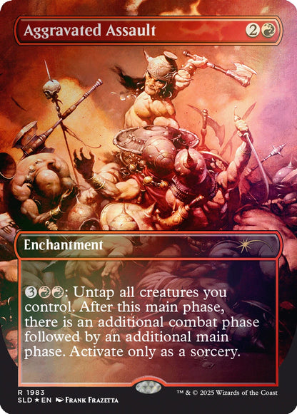 Magic: The Gathering - Secret Lair: The Art of Frank Frazetta: The Second Exhibition (Rainbow Foil) (Englisch)