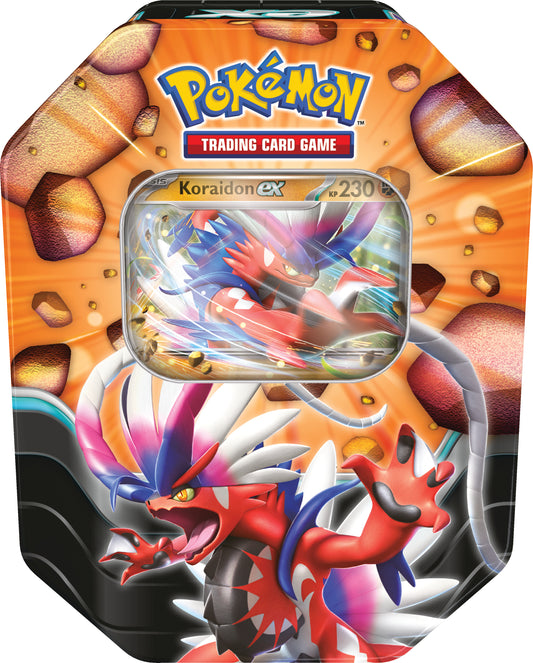 Pokémon Sammelkartenspiel - Schlagkräftige Legenden Tin-Box "Koraidon-ex" (Deutsch)