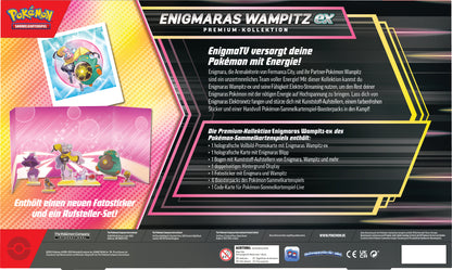 Pokémon Sammelkartenspiel - Enigmaras Wampitz-ex Premium-Kollektion (Deutsch)