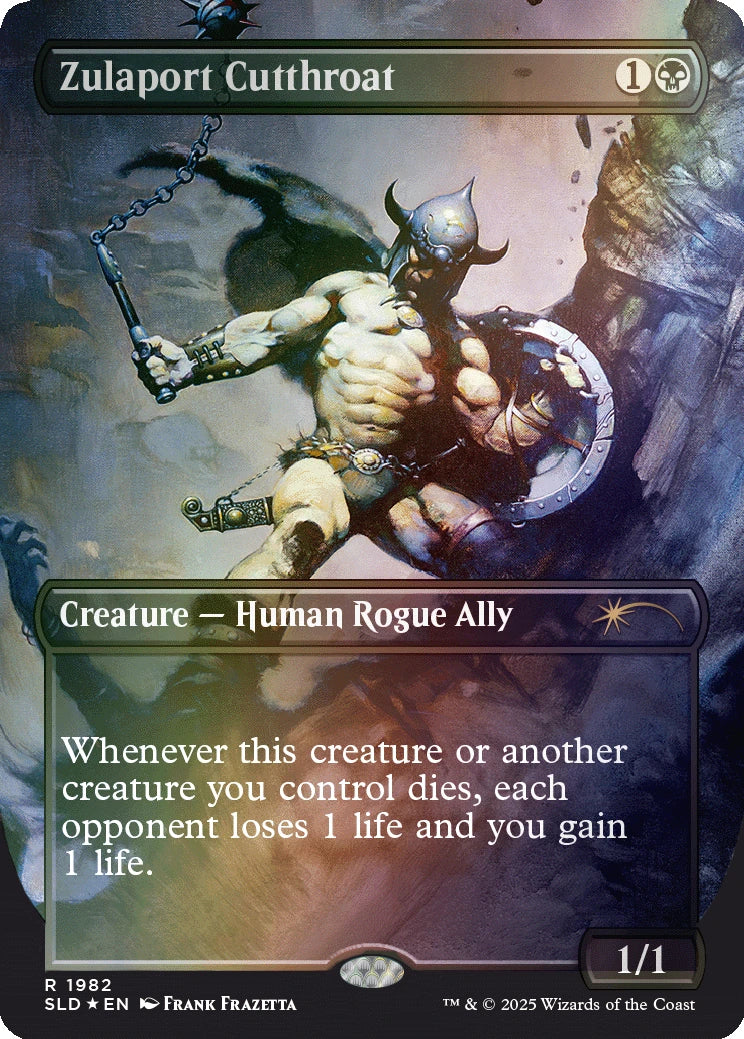 Magic: The Gathering - Secret Lair: The Art of Frank Frazetta: The Second Exhibition (Rainbow Foil) (Englisch)