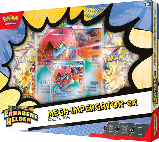 Pokémon Sammelkartenspiel - Erhabene Helden Mega-Impergator-ex Kollektion (Deutsch)