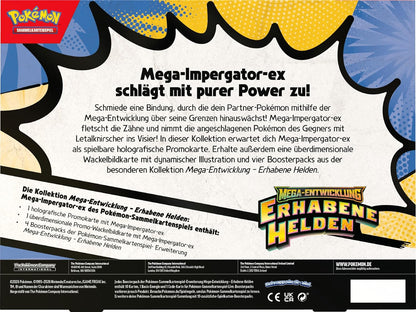 Pokémon Sammelkartenspiel - Erhabene Helden Mega-Impergator-ex Kollektion (Deutsch)