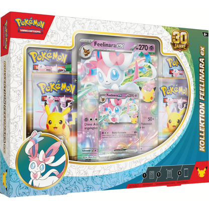 Pokémon Sammelkartenspiel - Pokémon 30 Jahre Feelinara-ex Kollektion (Deutsch)