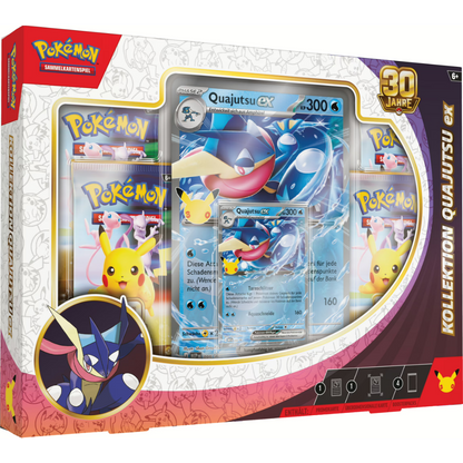 Pokémon Sammelkartenspiel - Pokémon 30 Jahre Quajutsu-ex Kollektion (Deutsch)