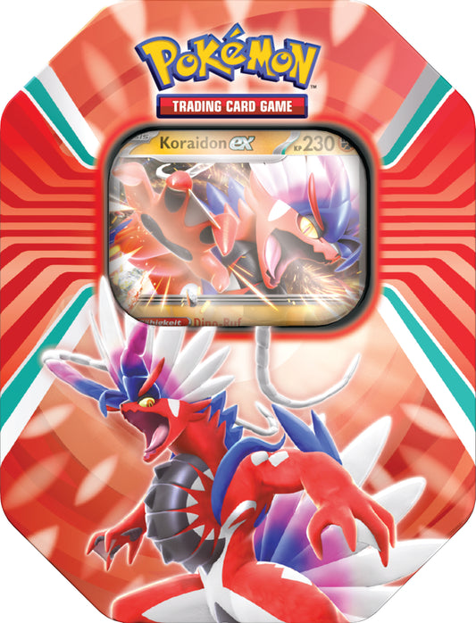 Pokémon Sammelkartenspiel - Paldea Legenden Tin-Box "Koraidon-ex" (Deutsch)
