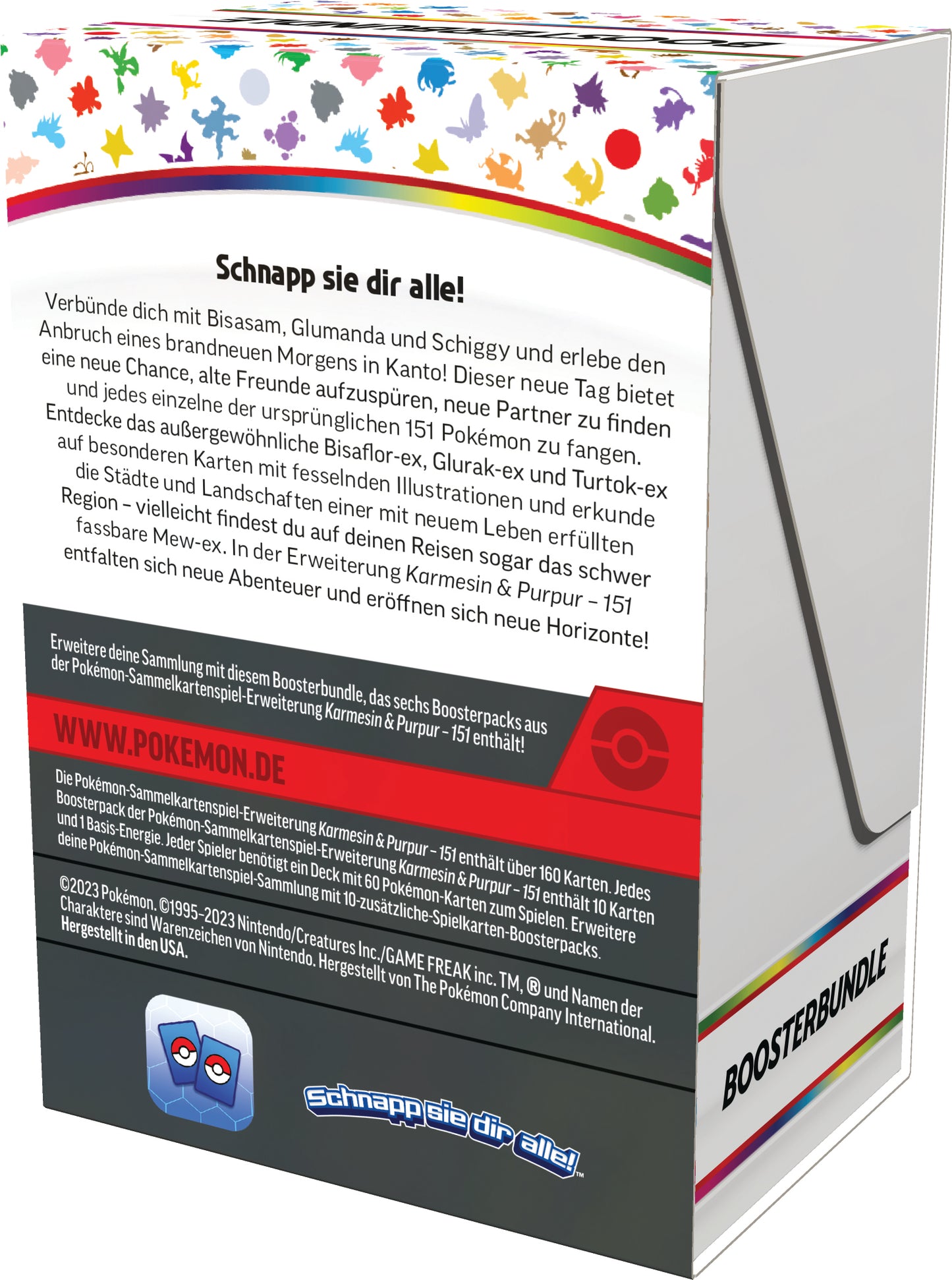 Pokémon Sammelkartenspiel - KP03.5: 151 Booster-Bundle (Deutsch)