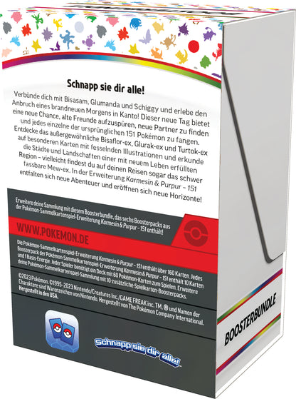 Pokémon Sammelkartenspiel - KP03.5: 151 Booster-Bundle (Deutsch)