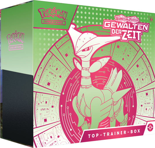 Pokémon Sammelkartenspiel - KP05: Gewalten der Zeit Top-Trainer Box "Eisenblatt" (Deutsch)
