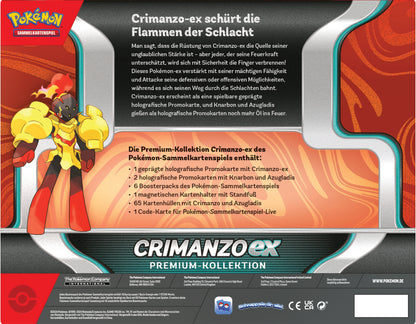 Pokémon Sammelkartenspiel - Crimanzo-ex Premium-Kollektion (Deutsch)