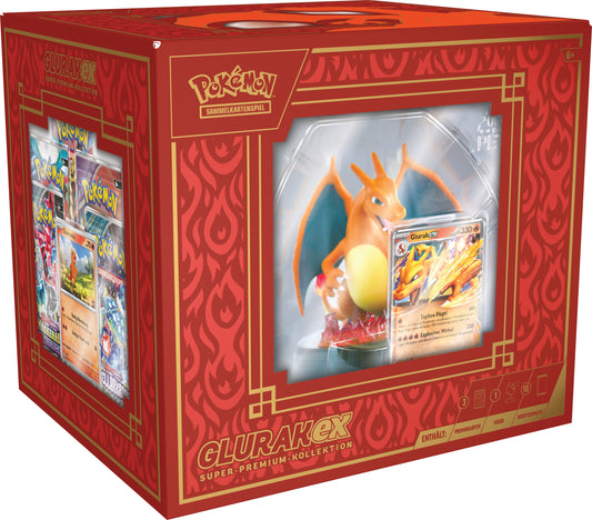 Pokémon Sammelkartenspiel - Glurak-ex Super Premium-Kollektion (Deutsch)