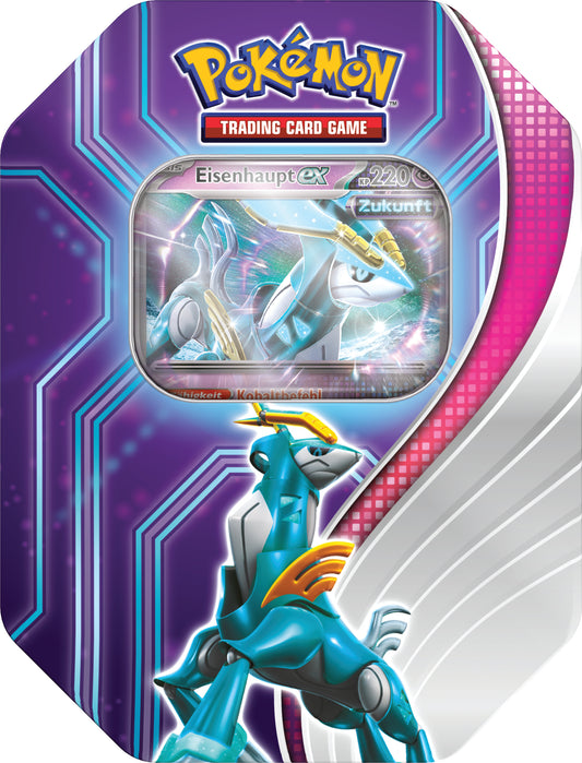 Pokémon Sammelkartenspiel - Paradox-Schicksale Tin-Box "Eisenhaupt-ex" (Deutsch)