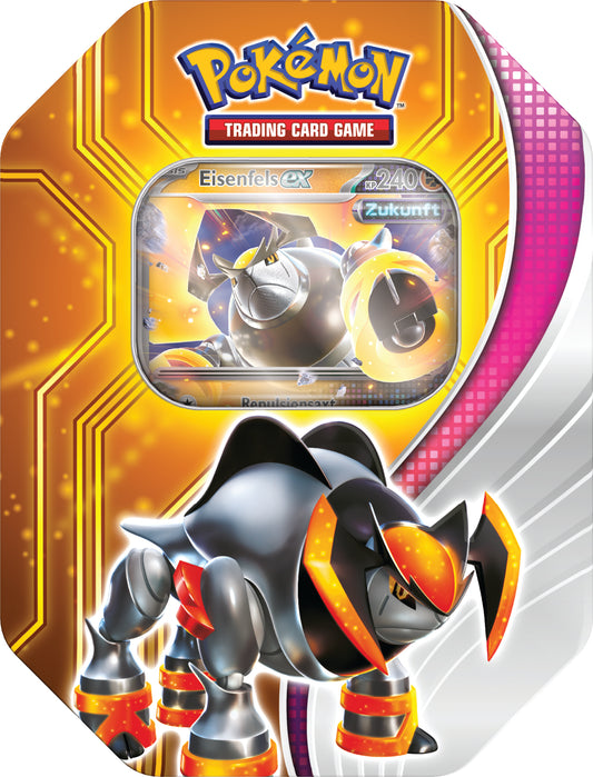 Pokémon Sammelkartenspiel - Paradox-Schicksale Tin-Box "Eisenfels-ex" (Deutsch)