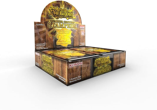 Yu-Gi-Oh! - Quarter Century Stampede Booster Display (Deutsch)