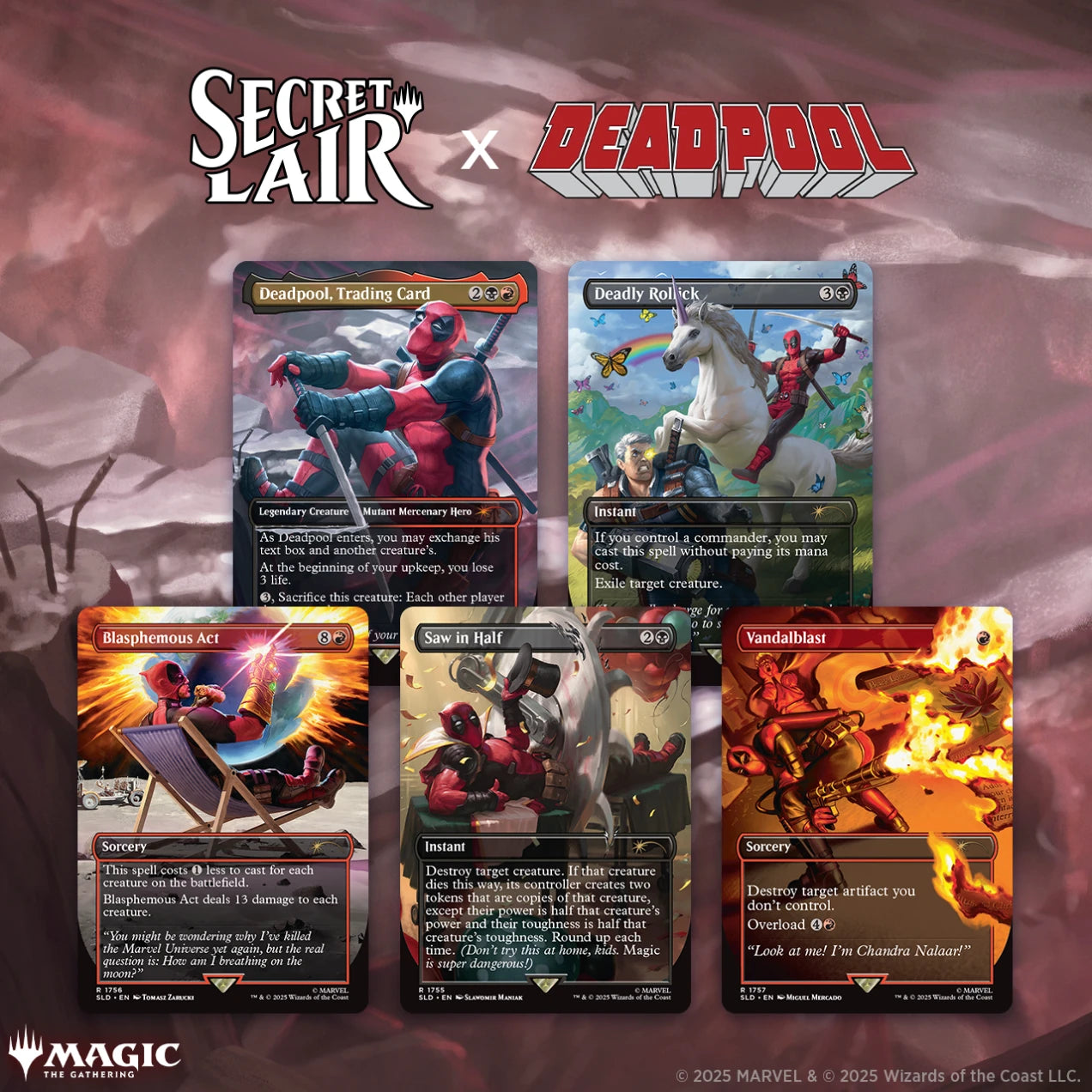 Magic: The Gathering - Secret Lair: Deadpool (Rainbow Foil) (Englisch)