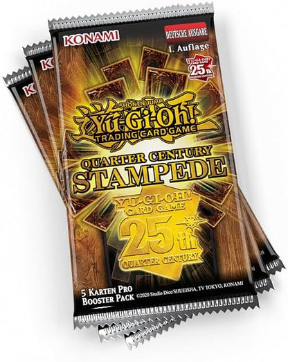Yu-Gi-Oh! - Quarter Century Stampede Booster Display (Deutsch)