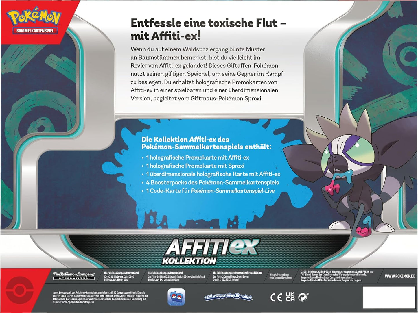 Pokémon Sammelkartenspiel - Affiti-ex Kollektion (Deutsch)