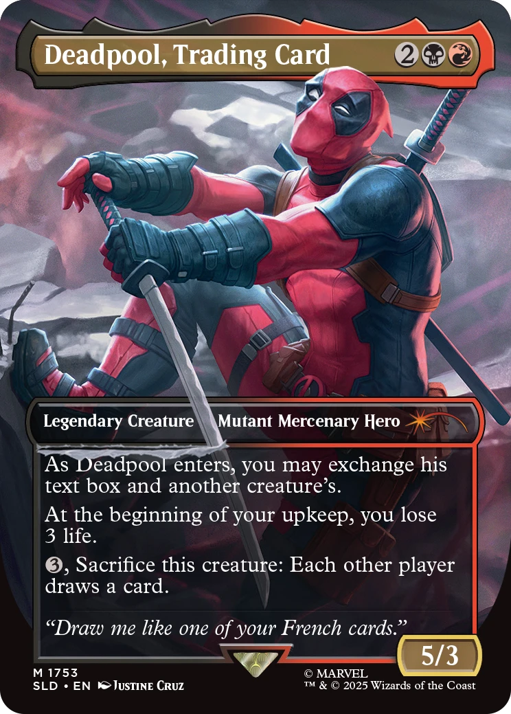 Magic: The Gathering - Secret Lair: Deadpool (Rainbow Foil) (Englisch)