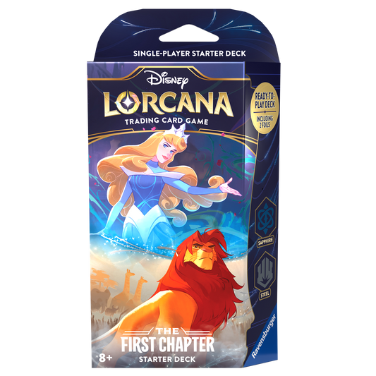 Disney Lorcana - The First Chapter Starter Deck 'Sapphire / Steel' (Englisch)