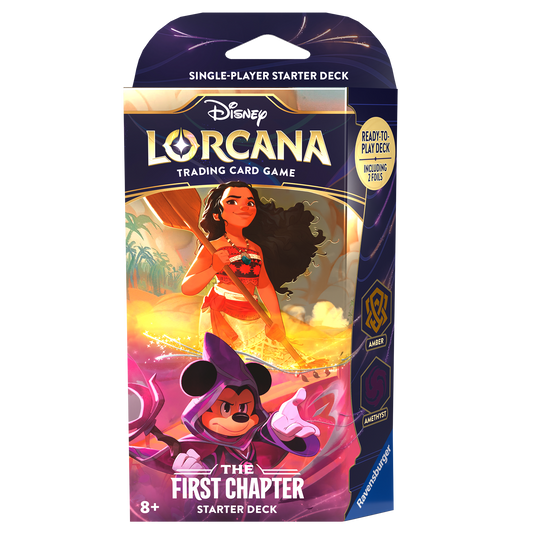Disney Lorcana - The First Chapter Starter Deck 'Amber / Amethyst' (Englisch)