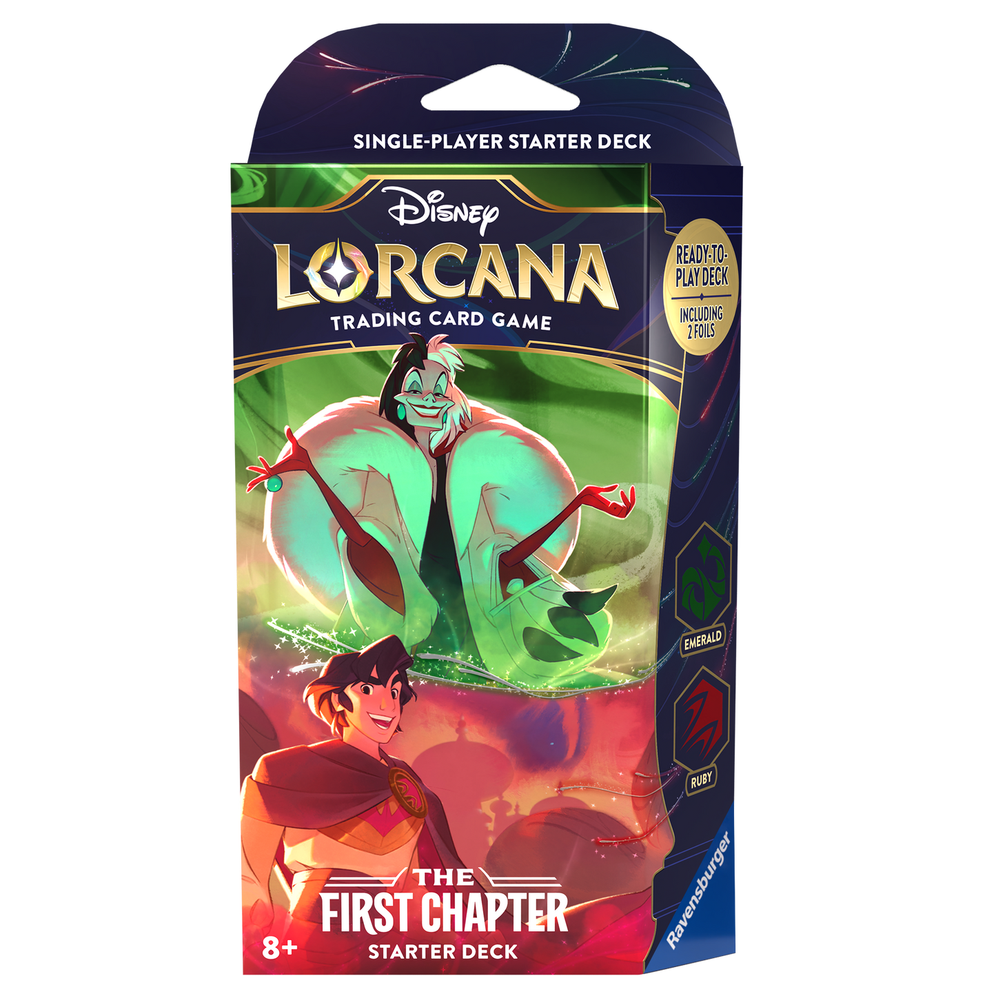 Disney Lorcana - The First Chapter Starter Deck 'Emerald / Ruby' (Englisch)