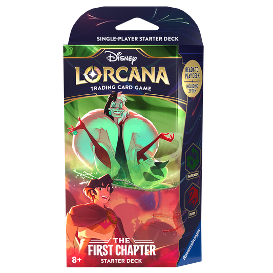 Disney Lorcana - The First Chapter Starter Deck 'Emerald / Ruby' (Englisch)