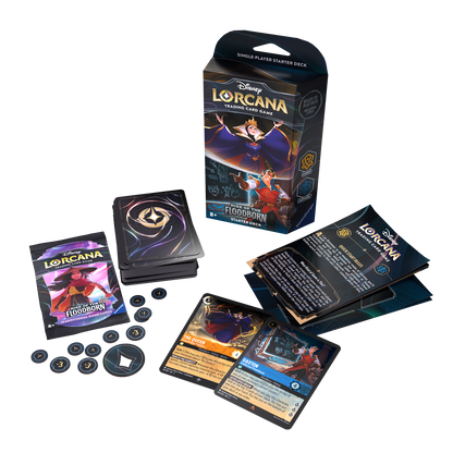 Disney Lorcana - Rise of the Floodborn Starter Deck 'Amber / Sapphire' (Englisch)