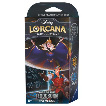 Disney Lorcana - Rise of the Floodborn Starter Deck 'Amber / Sapphire' (Englisch)
