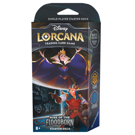 Disney Lorcana - Rise of the Floodborn Starter Deck 'Amber / Sapphire' (Englisch)