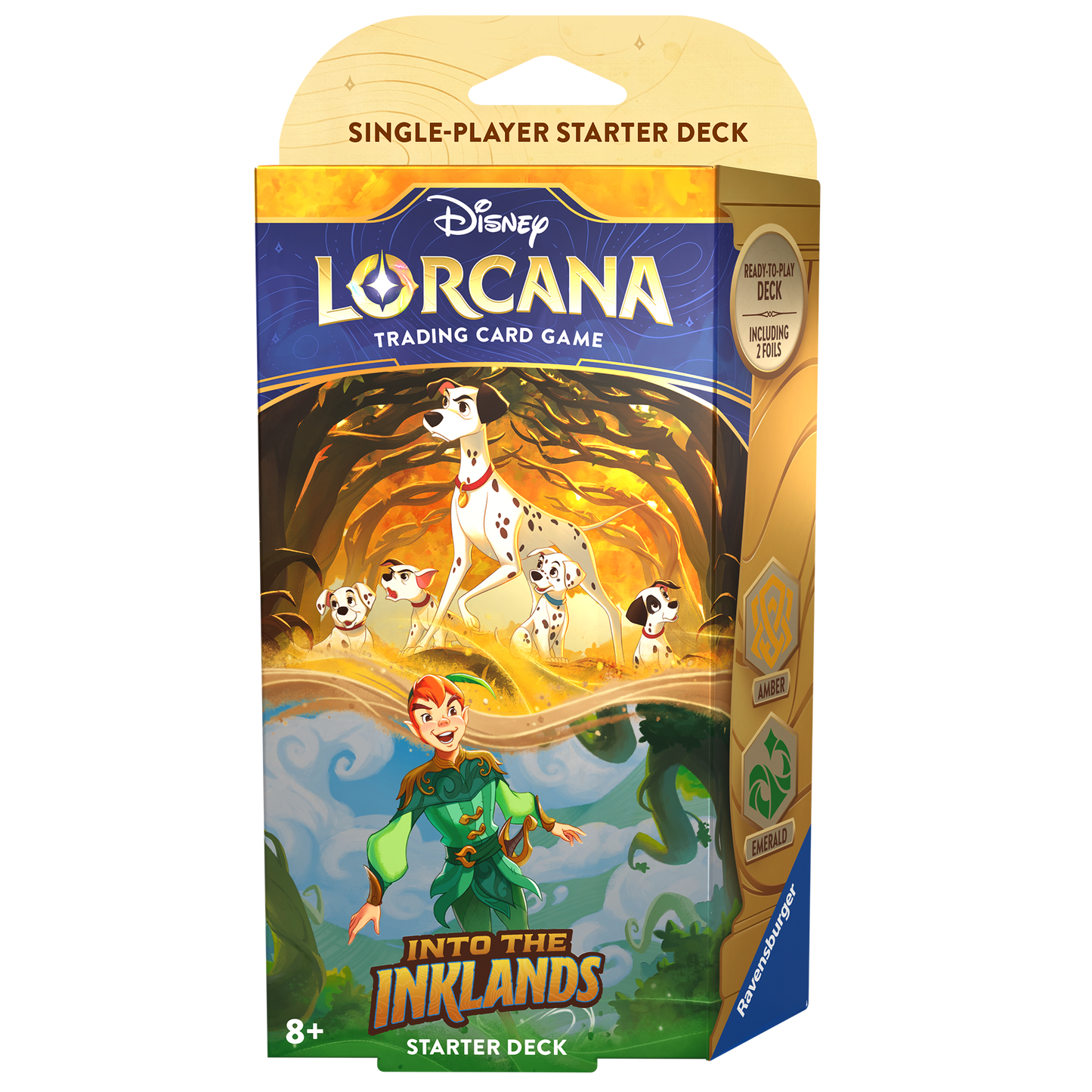 Disney Lorcana - Into the Inklands Starter Deck 'Amber / Emerald' (Englisch)
