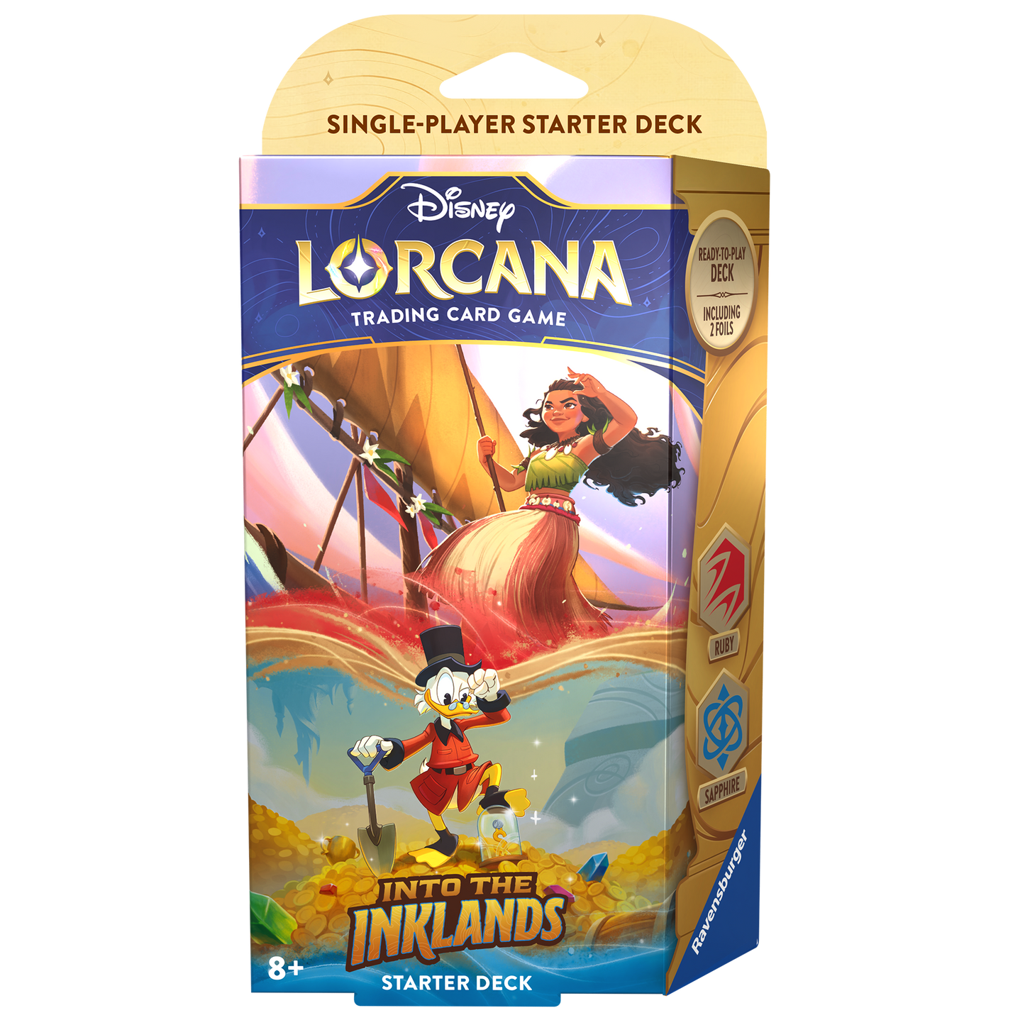 Disney Lorcana - Into the Inklands Starter Deck 'Ruby / Sapphire' (Englisch)