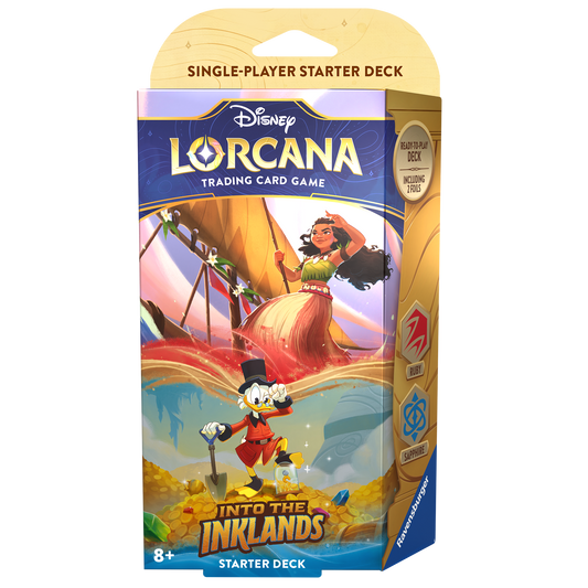 Disney Lorcana - Into the Inklands Starter Deck 'Ruby / Sapphire' (Englisch)