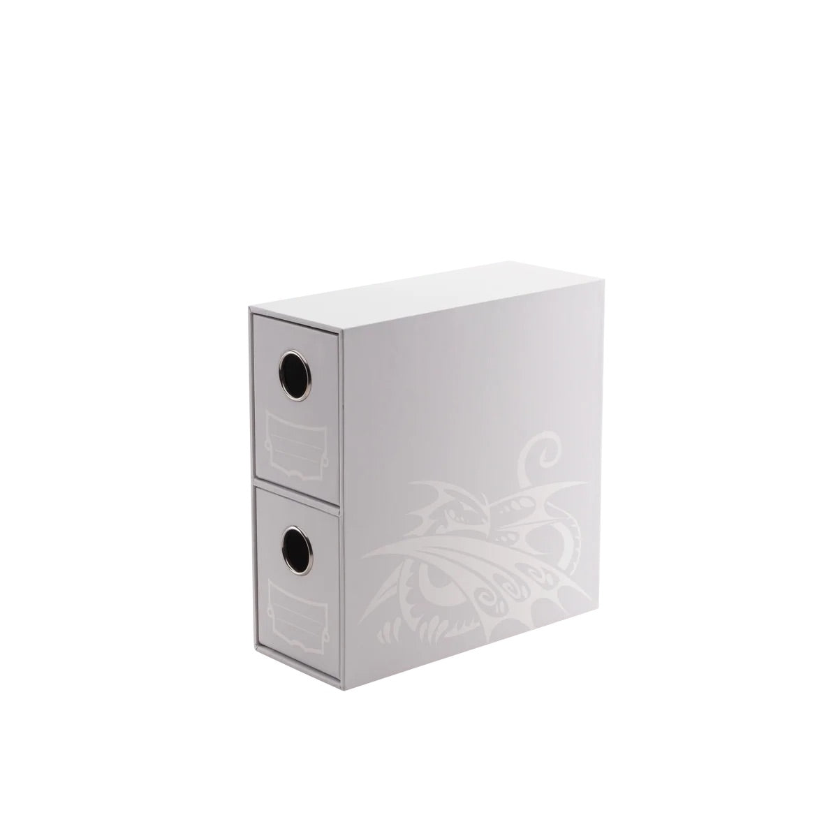 Dragon Shield Fortress - 2-Card-Drawers Vertical schwarz / weiß