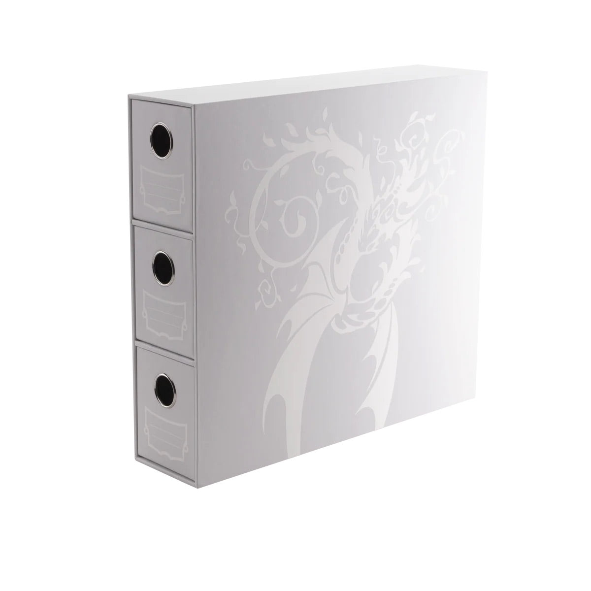 Dragon Shield Fortress - 3-Card-Drawers Vertical schwarz / weiß