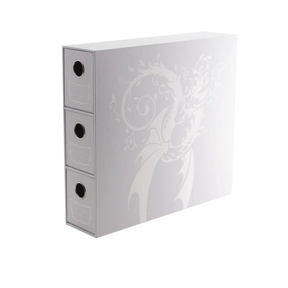 Dragon Shield Fortress - 3-Card-Drawers Vertical schwarz / weiß