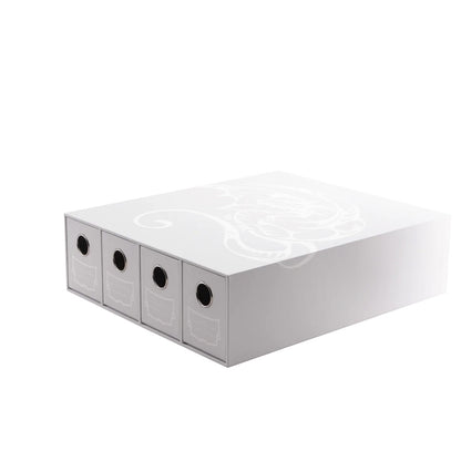 Dragon Shield Fortress - 4-Card-Drawers Horizontal schwarz / weiß