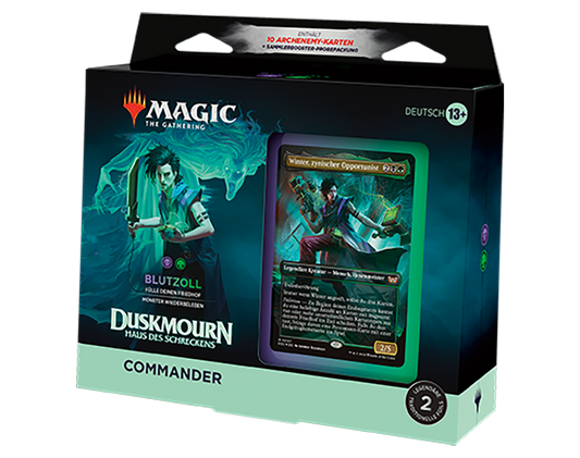 Magic: The Gathering - Duskmourn: Haus des Schreckens Commander Deck "Blutzoll" (Deutsch)