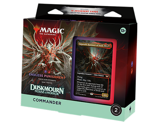 Magic: The Gathering - Duskmourn: House of Horror Commander Deck 'Endless Punishment' (Englisch)