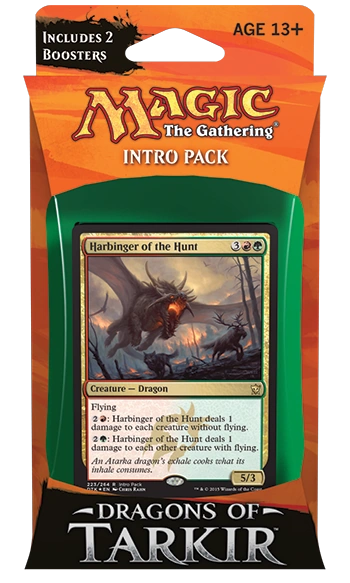 Magic: The Gathering - Dragons of Tarkir Intro Pack "Furious Forces" (Englisch)
