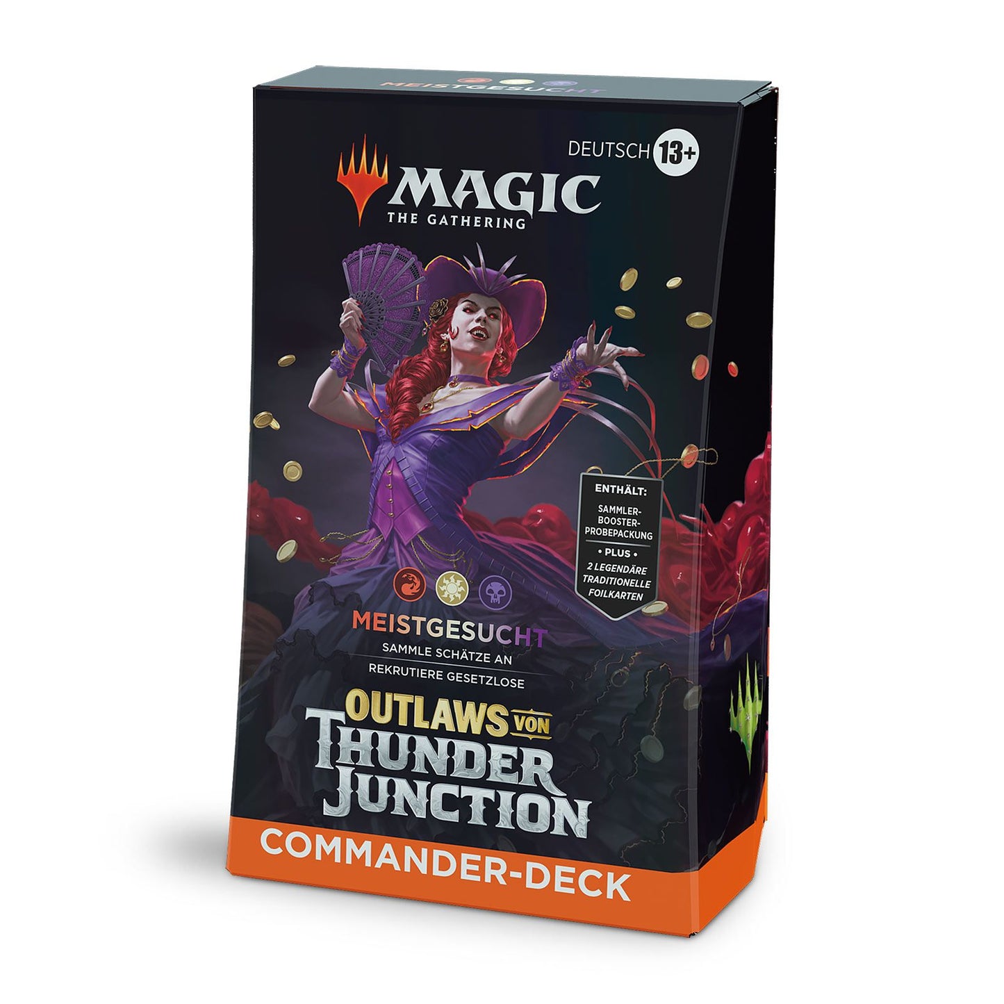 Magic: The Gathering - Outlaws von Thunder Junction Commander "Meistgesucht" (Deutsch)