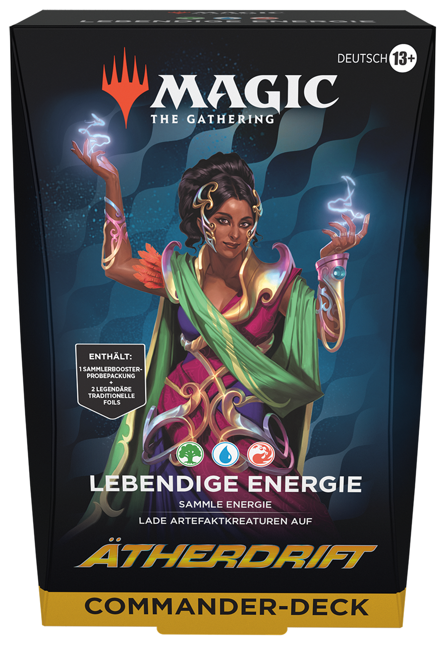 Magic: The Gathering - Ätherdrift Commander Deck "Lebendige Energie" (Deutsch)