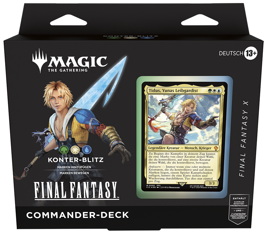 Magic: The Gathering - Final Fantasy Commander Deck "Konter-Blitz" (Deutsch)