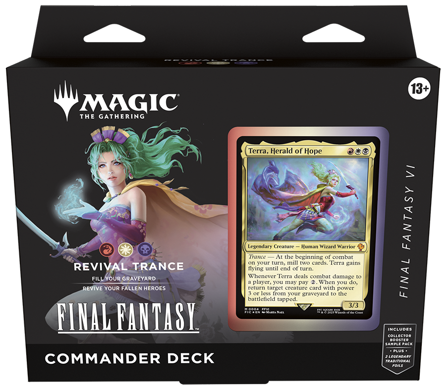 Magic: The Gathering - Final Fantasy Commander Deck "Revival Trance" (Englisch)