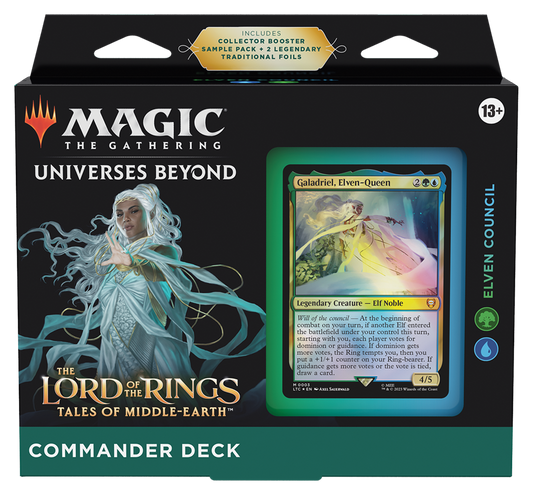 Magic: The Gathering - Universes Beyond: Tales of Middle-Earth Commander Deck "Elven Council" (Englisch)
