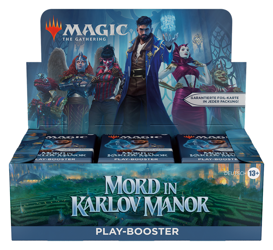 Magic: The Gathering - Mord in Karlov Manor Play-Booster Display (Deutsch)